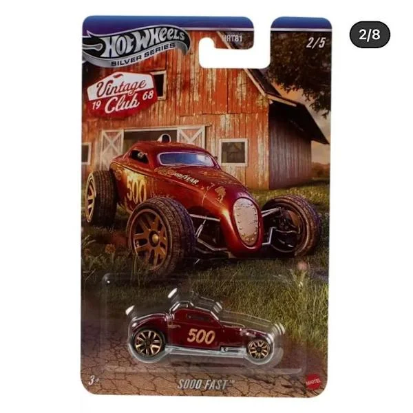 Hot Wheels Metallmodellbil | Klassisk Racerbil-leketøy for Bane | Mini Legeringskjøretøy*HRT81-H-2* HRT81-H-2