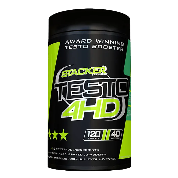 STACKER2 Europe Testo 4-HD Tribulus Terrestris 120 kapsler