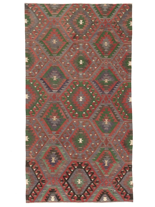 Vintage Kelim Vintage Teppich 165X307 Wolle