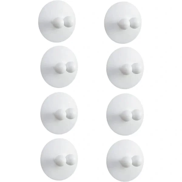 8 Pcs Toothbrush Holder, Suction Cup Toothbrush Holder, Silicone Toothbrush Holder, Razor Holder, No Punching Suitable