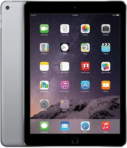 iPad Air 2 32GB - 1 År Garanti Begagnad i Nyskick - Svart
