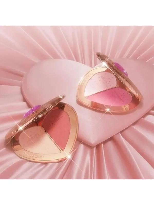 AliExpress - Charlotte Tilbury coeur Blush maquillage Design Blush poudre 2 couleurs en 1 coeur mode Blush toute nouvelle Collection maquillage de 