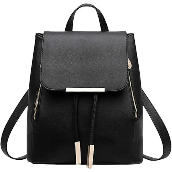 Women's Backpack, Small PU Leather Backpack, Mini Backpack, Trendy Backpack, Handbags, Stylish, Anti-theft, Waterproof, Casual Daypack for...