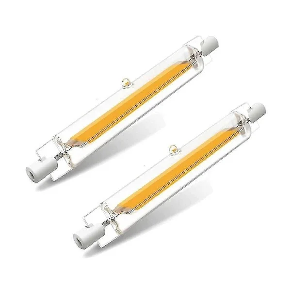 [RM]R7S LED 118mm Dæmpbar Pære, 20W R7S LED Pærer Erstatning for 200W Halogenlamper, Varm Hvid 2-pak