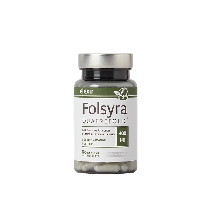 Elexir Pharma Folsyre 60 kapsler