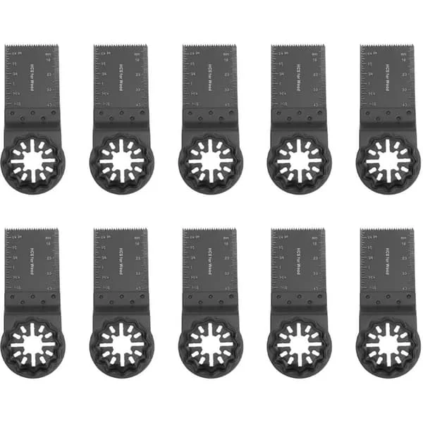 10-delers sett med oscillerende sagblader, tilbehør for multifunksjonsverktøy, universelle sagblader for Dremel, Bosch