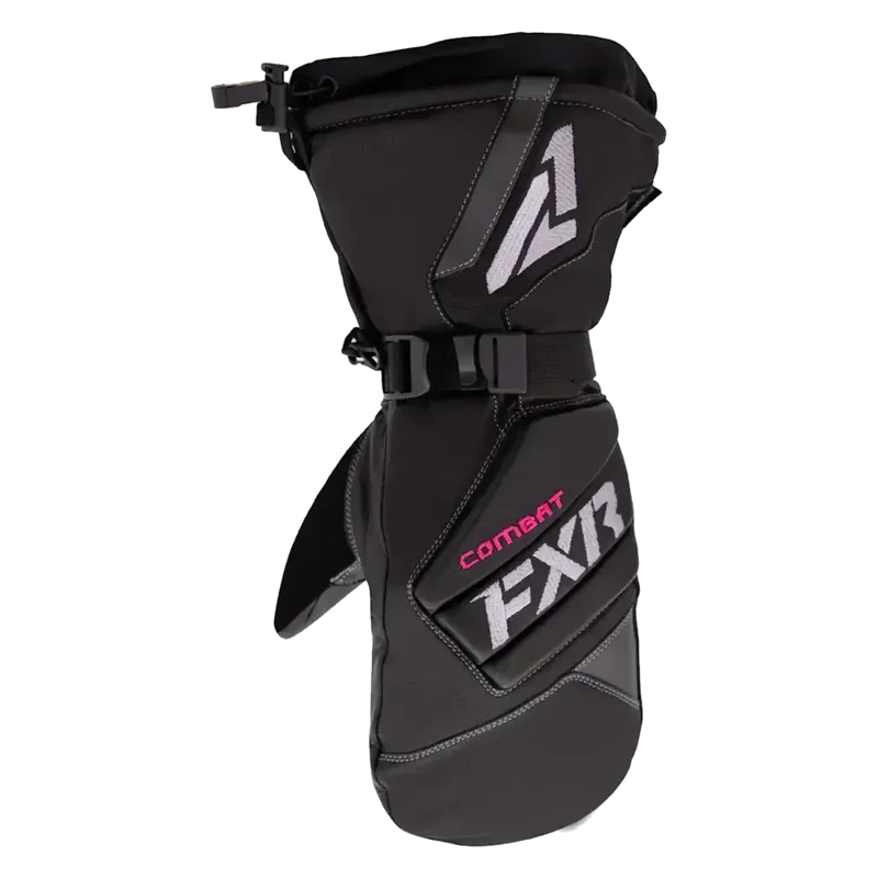 Guantes De Nieve FXR Combat De Cuero Para Mujer Negro S