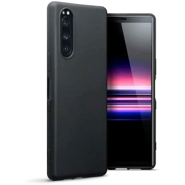 Sony Xperia 10 III - Matt TPU Mjuk Skal Svart