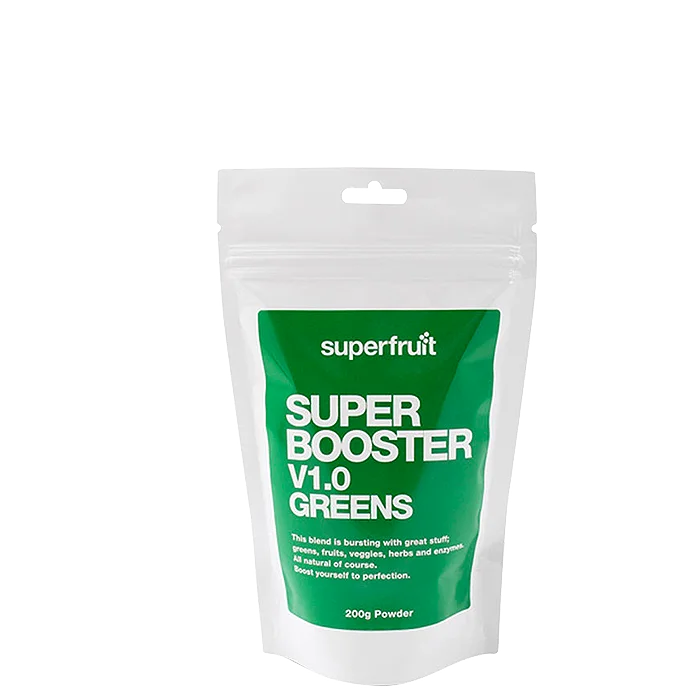 Superfruit Super Booster V1.0 Greens Superfood pulver 200 g - Bodyman.dk