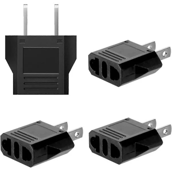 USA Strömadapter, USA Adapter, USA Strömadapter, 4 st Europeisk Till Amerikansk Kontaktadapter, USA Kontaktadapter