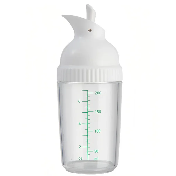 Kjøkken Krydderflaske Lekkasjesikker Forsegling Salatdressing Krydderflaske, Salatdressingmikser, Blender, Dryppfri, Mykt Håndtak, BPA-fri
