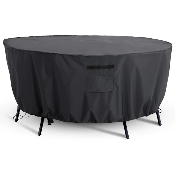 72" D x 27.8" H Rund Bordsöverdrag för Utomhusbruk, Modulsoffa, Matplats