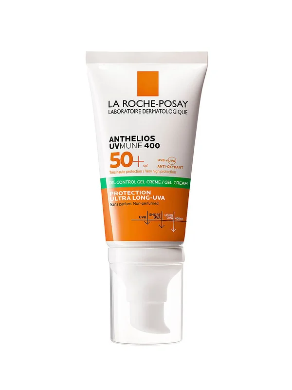 La Roche-Posay Anthelios UVmune 400 Oil Control SPF 50+ 50 ml, Hudpleje, Solcreme, Solcreme Til Ansigtet