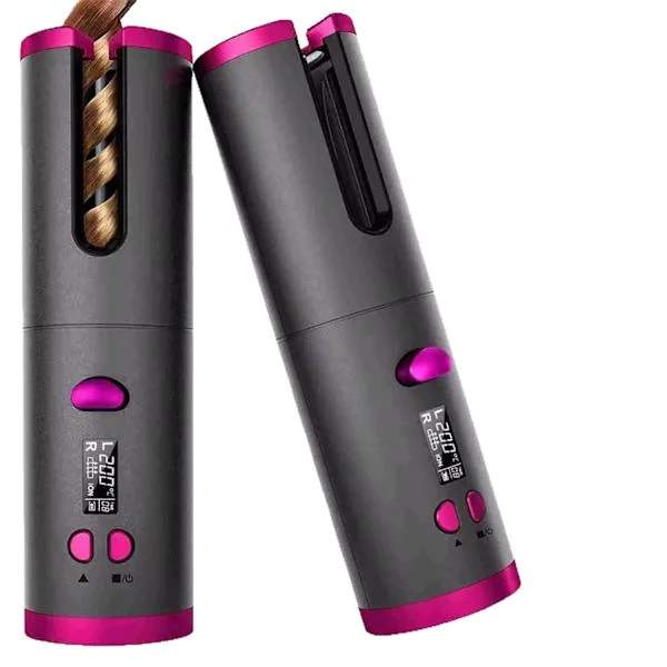 Wireless Automatic Curling Iron USB Rechargeable Portable Hair Curler Heat Resistant 34W
