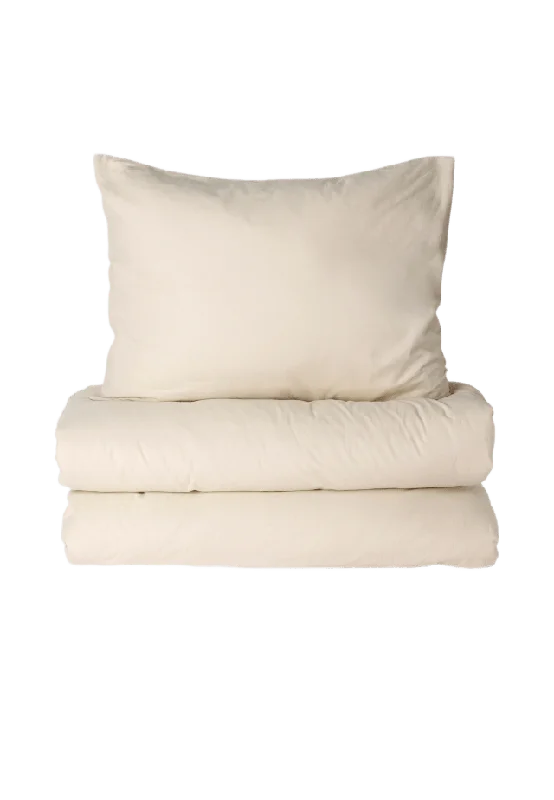 Åhléns Home Bäddset INES 150x210 cm Sängkläder Beige ONESIZE