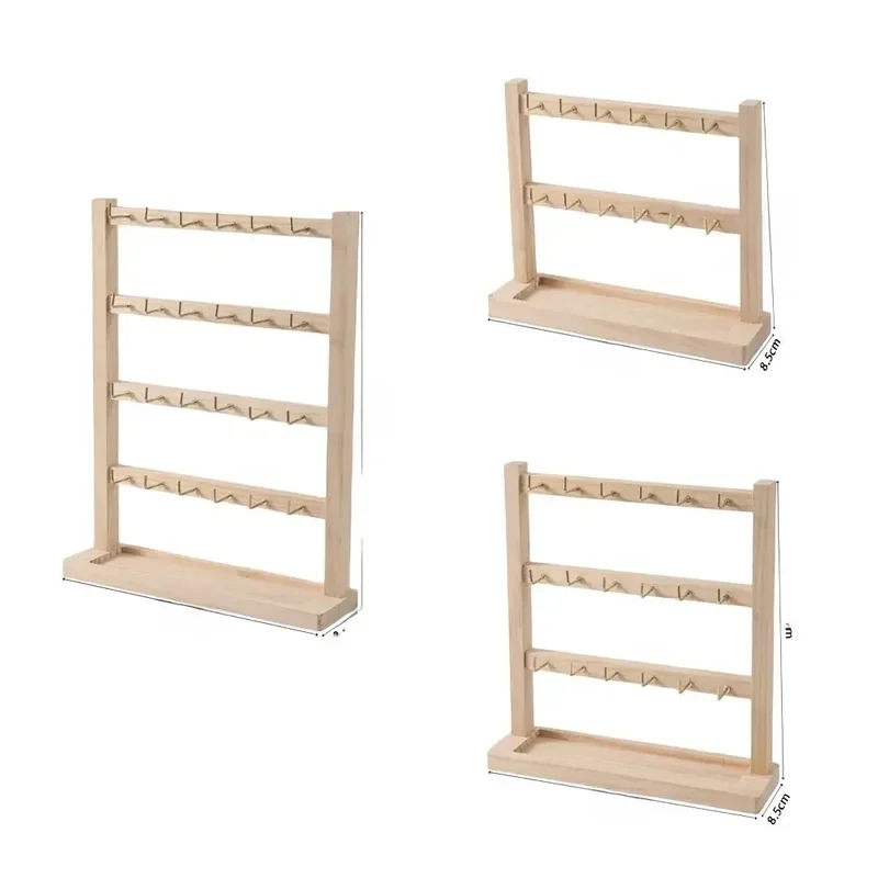 AliExpress - Schlüssel bund Armband Regal Holz Halsketten Staffelei mit Haken abnehmbare Schmuck Sammlung Rack Massivholz Armband Display