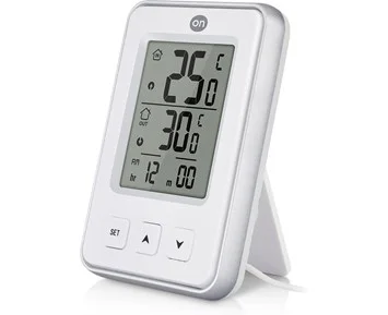 ON Termometer 20 - Inom- & utomhustermometer för temperatur och tid
