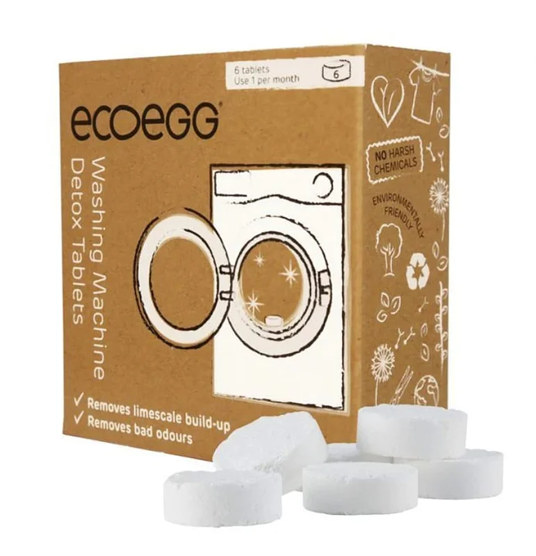 Ecoegg Rensetabletter til vaskemaskine 6 stk, Tøj & Bolig, Husholdning, Tekstilpleje