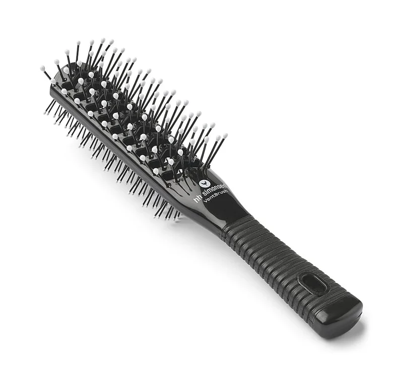 HH Simonsen VentBrush Black, Hår, Børster & Accessories, Hårbørster