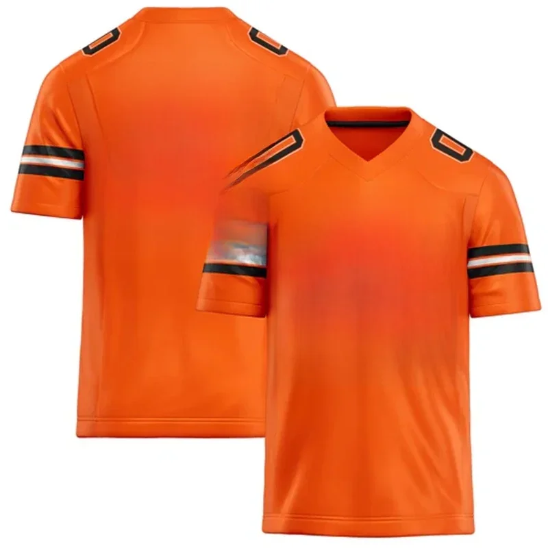 AliExpress - Aangepaste teamnaam nummer naam rugby T-shirts gepersonaliseerde DIY V-hals oranje heren sport T-shirt losse sneldrogende teamuniformen