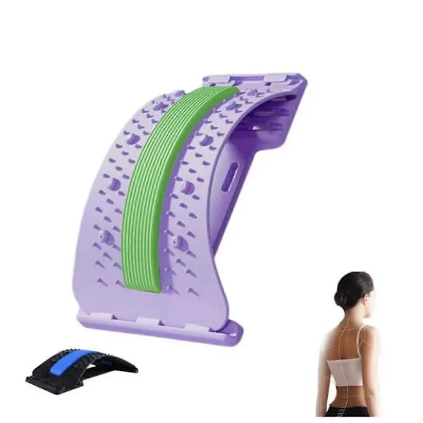 Saludea Spinecomfort Ryggsträckare, Nack- och Ryggsträckare för Smärtlindring i Nedre Ryggen