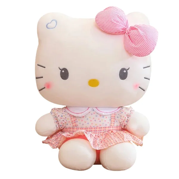 Sanrio Hello Kitty Anime Hello Kitty utstoppede leker Plyschmyk pute Bursdagsgaver til jenter Kawaii Hello Kitty plyschdokke