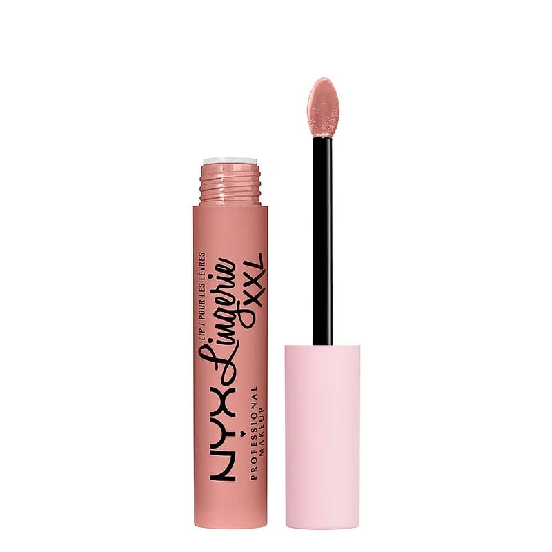 NYX PROFESSIONAL MAKEUP Lip Lingerie XXL Matte Liquid Lipstick 01 Undressd, Makeup, Læber, Læbestift