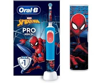 Oral-B ORAL-B Vitality Pro Kids Spiderman HBOX - Fyndvara - Eltandborste för barn med Spiderman-motiv