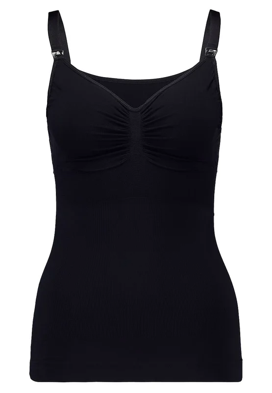 Carriwell Sømløs Ammetop med Shapewear Sort XL, Børn & Forældre, Graviditet & Efterfødsel, Graviditetstøj