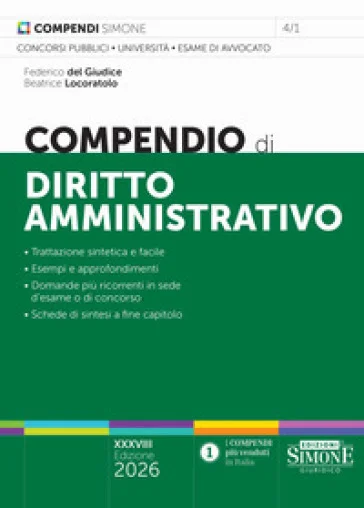Compendio di diritto amministrativo Federico Del Giudice