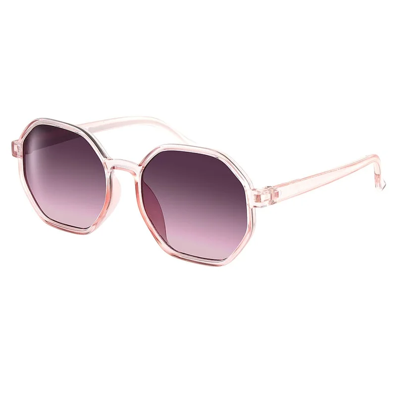 Minibrilla Solbrille Hilma Square Transparent Pink, Tøj & Bolig, Solbriller, Solbriller Til Børn