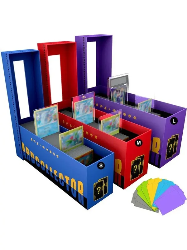 AliExpress - Boîte organisatrice de cartes, 3 pièces, pour 4000 cartes, classeur Klaser Pokemon, MTG Toploaders, 10 baffleurs