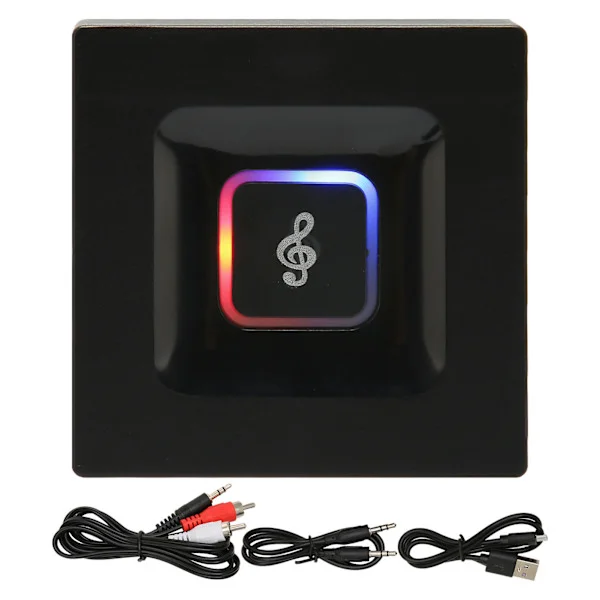 Bluetooth musikkadapter Støyreduksjon Støtte Stereokodek 3,5 mm RCA Trådløs sender/mottaker for PC-høyttaler