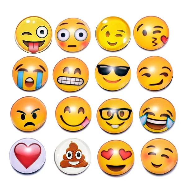 Emoji Magnet Køleskabsmagnet Dekorativ Whiteboard Klasselokaleskab