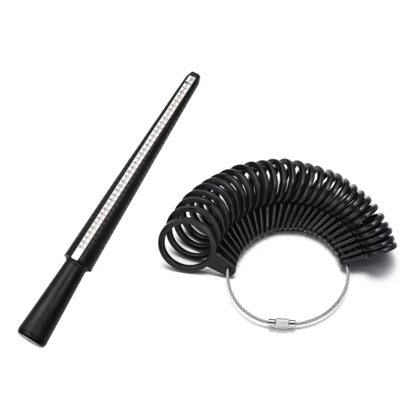 AliExpress - Schmuckwerkzeuge Ringgröße Dorn Stick Finger Gauge Ring Sizer Messung Schmuck Werkzeug Set Ringgröße Modeschmuck Werkzeuge