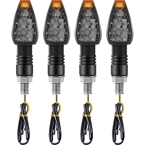 Stykker Motorcykel Blinklys 14 LED 12V Motorcykel LED Indikator Blinklys
