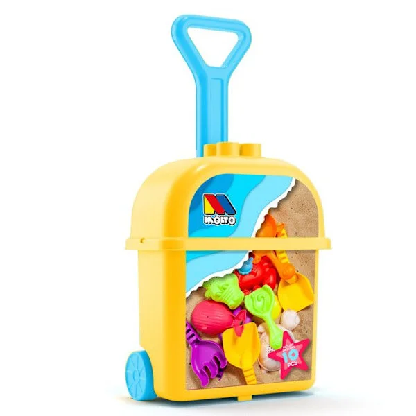Strandvagn - MOLTO - Molto - 10 tillbehör - Gul - För barn från 3 år