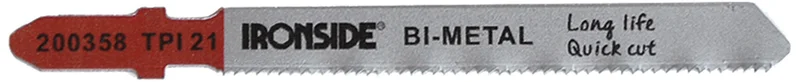 Ironside T118AF Stikksagblad 5-pakning, Maskintilbehør & forbruk