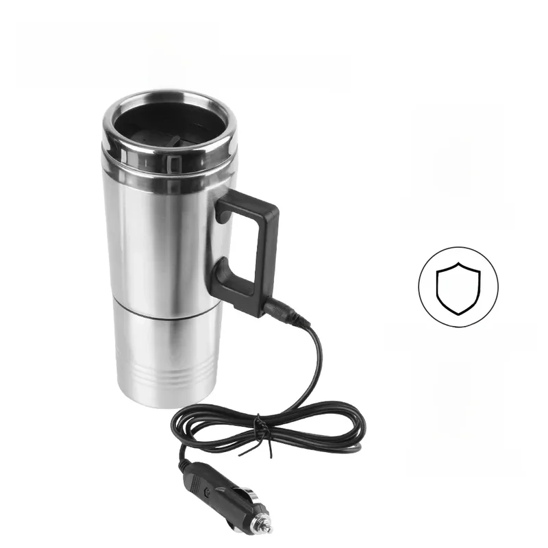 AliExpress - Tasse chauffante pour véhicule, bouilloire de voyage de Camping, bouilloire électrique pour voiture en acier inoxydable 12V/24V 300ml, 