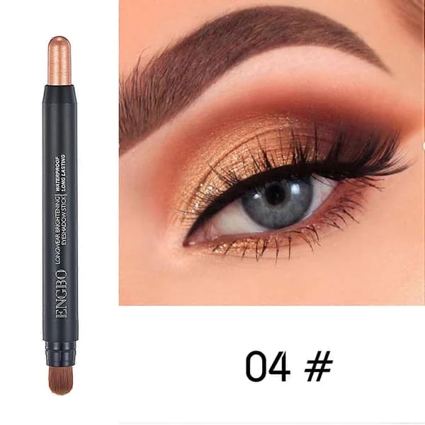 Øjenskygge, Øjenskygge Shimmer Stick, Glitter Vandtæt Øjenskygge, Langtidsholdbart Øjenmakeup Sæt, til Skygge Eyeliner Brightener Blyant Stick til 