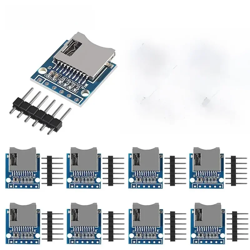 AliExpress - 1–10 Stück Micro Mini SD Speichererweiterungsplatine Mini Micro SD TF Karte Memory Shield Modul mit Pins für Arduino