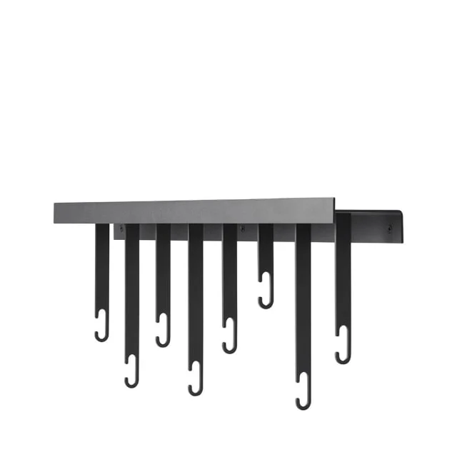Design House Stockholm Klädhängare Ateljé 60 cm Väggkrokar & kroklister Svart 60x23x6