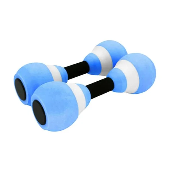 Pool Weights Water Exercise Equipment, EVA Foam Dumbbells, Water Aerobics Equipment, Water Dumbbells for Pool Training Blue Blue