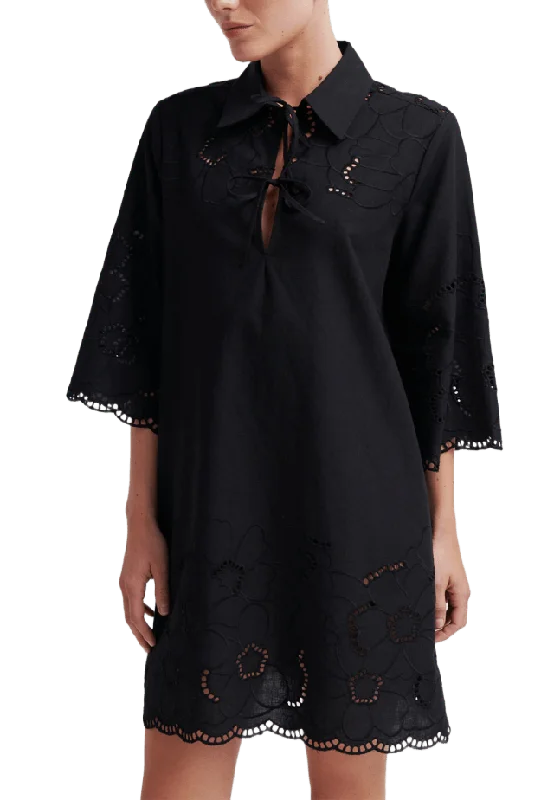 Second Female Millea Tunic Dress Klänningar Dam Svart XS