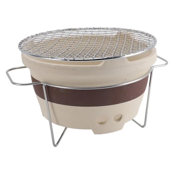 Lerstensgrill Tespis Spis Set Portabel Design För Te Kokning Rostning