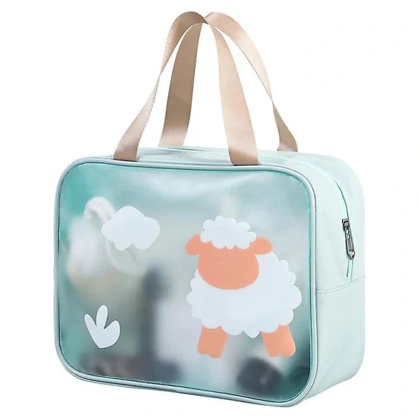 Transparent PVC Makeup Bag, Waterproof Cosmetic Bag, Large Clear Toiletry Bag for Travel, Transparent Cosmetic Bag, Clear Tote Bag