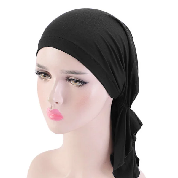 Huvuddukar Dam Huvudbonader Turban Mössor Mössor för Kvinnor Flickor, Dammössa Mössa Bekväm Snygg För-Huvudduk, Kemoterapihatt