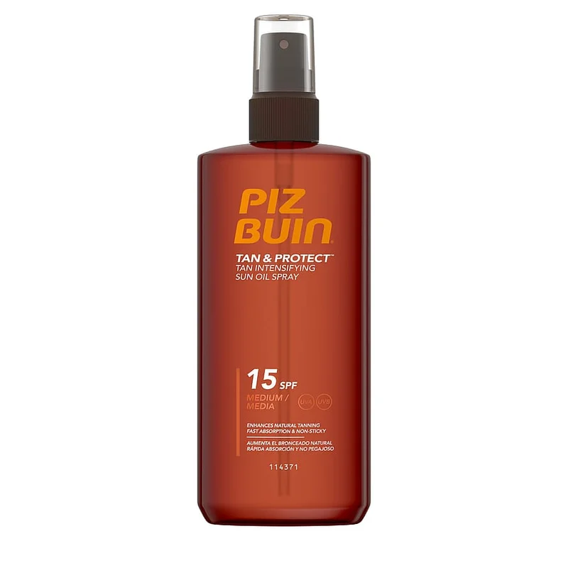Piz Buin Tan & Protect Oil Spray SPF 15 150 ml, Hudpleje, Solcreme & Solpleje, Solcreme