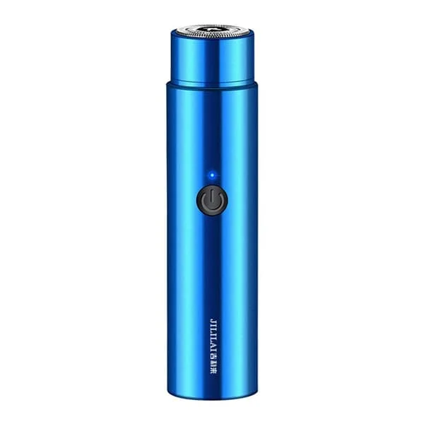 Mini elektrisk rakapparat Skägg USB rakapparat BLÅ