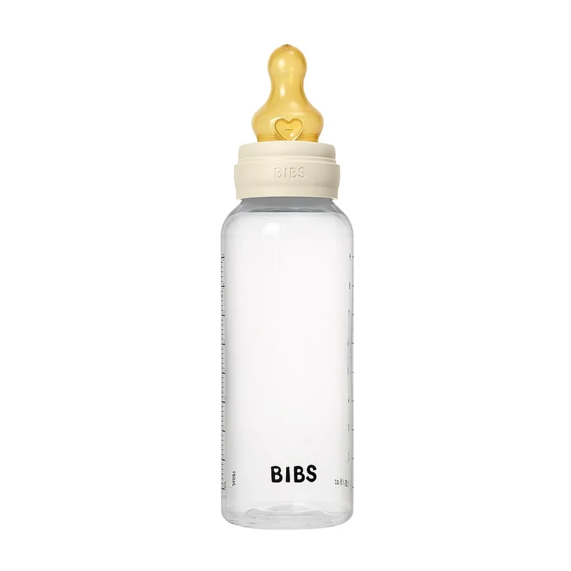 BIBS Sutteflaske Medium Flow Latex Ivory 270 ml, Børn & Forældre, Sutteflasker & Tilbehør, Sutteflasker